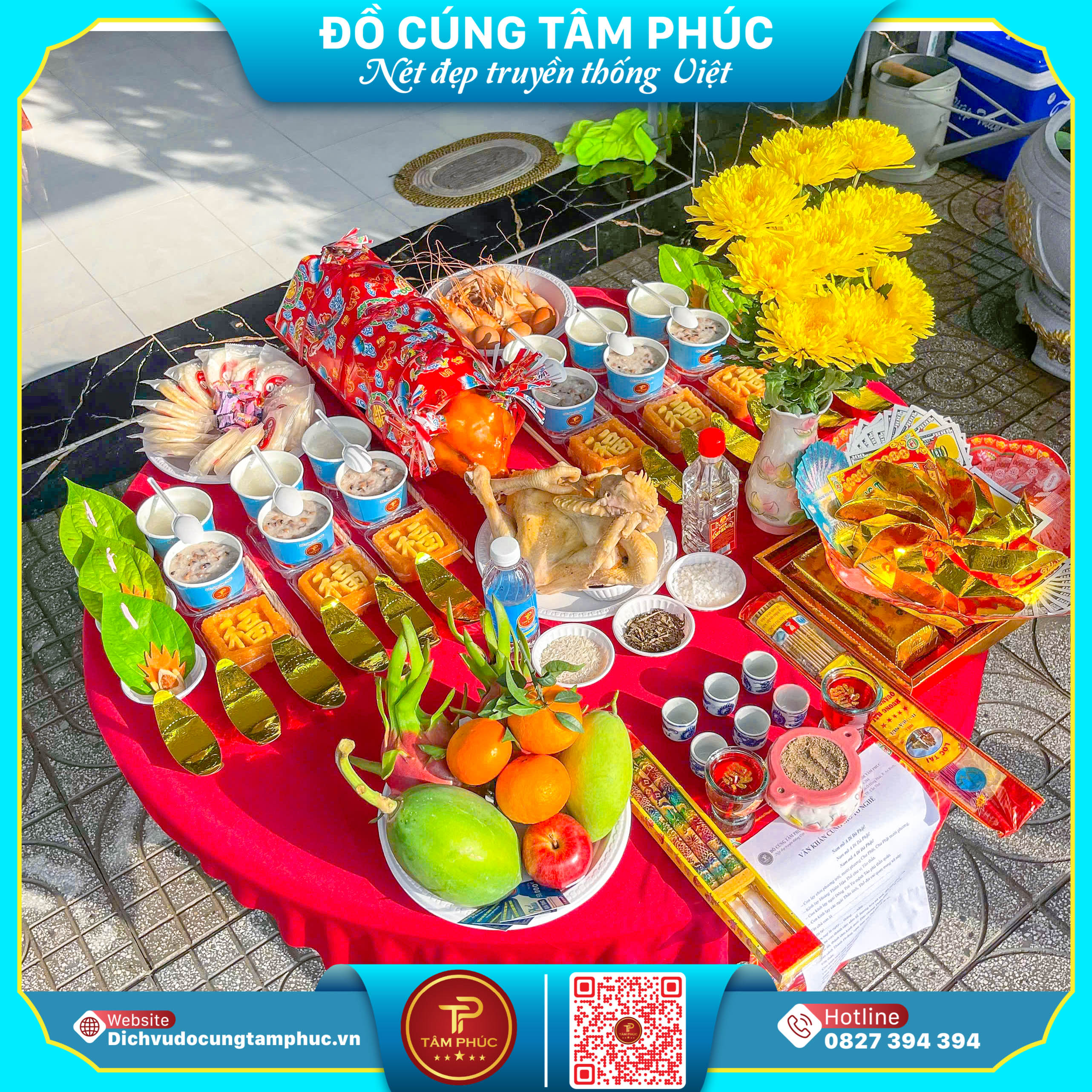 Mâm Cúng Tổ Nghành May Trọn Gói Tại Cần Thơ